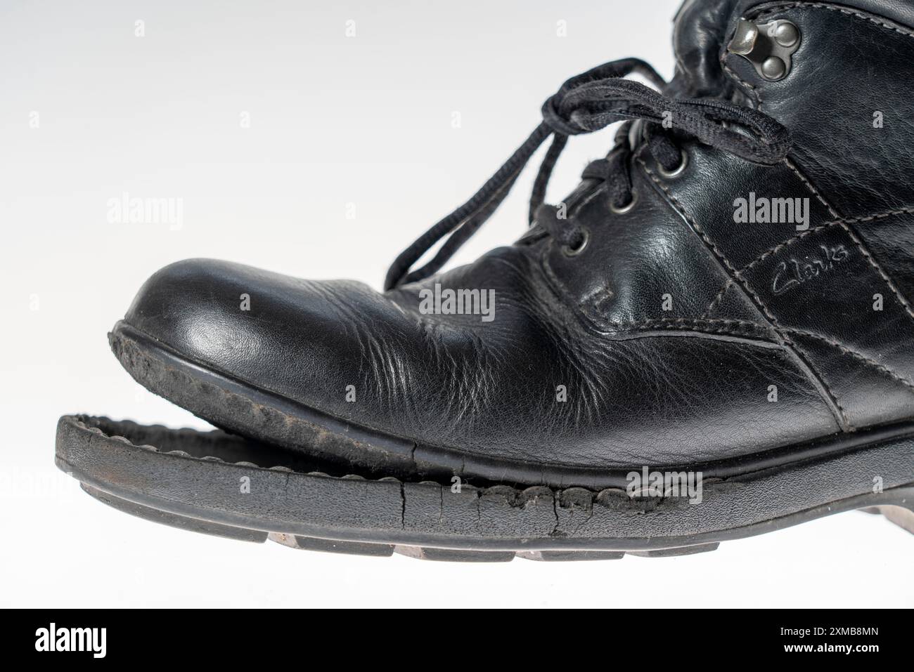 Chaussure, avec semelle détachée Banque D'Images