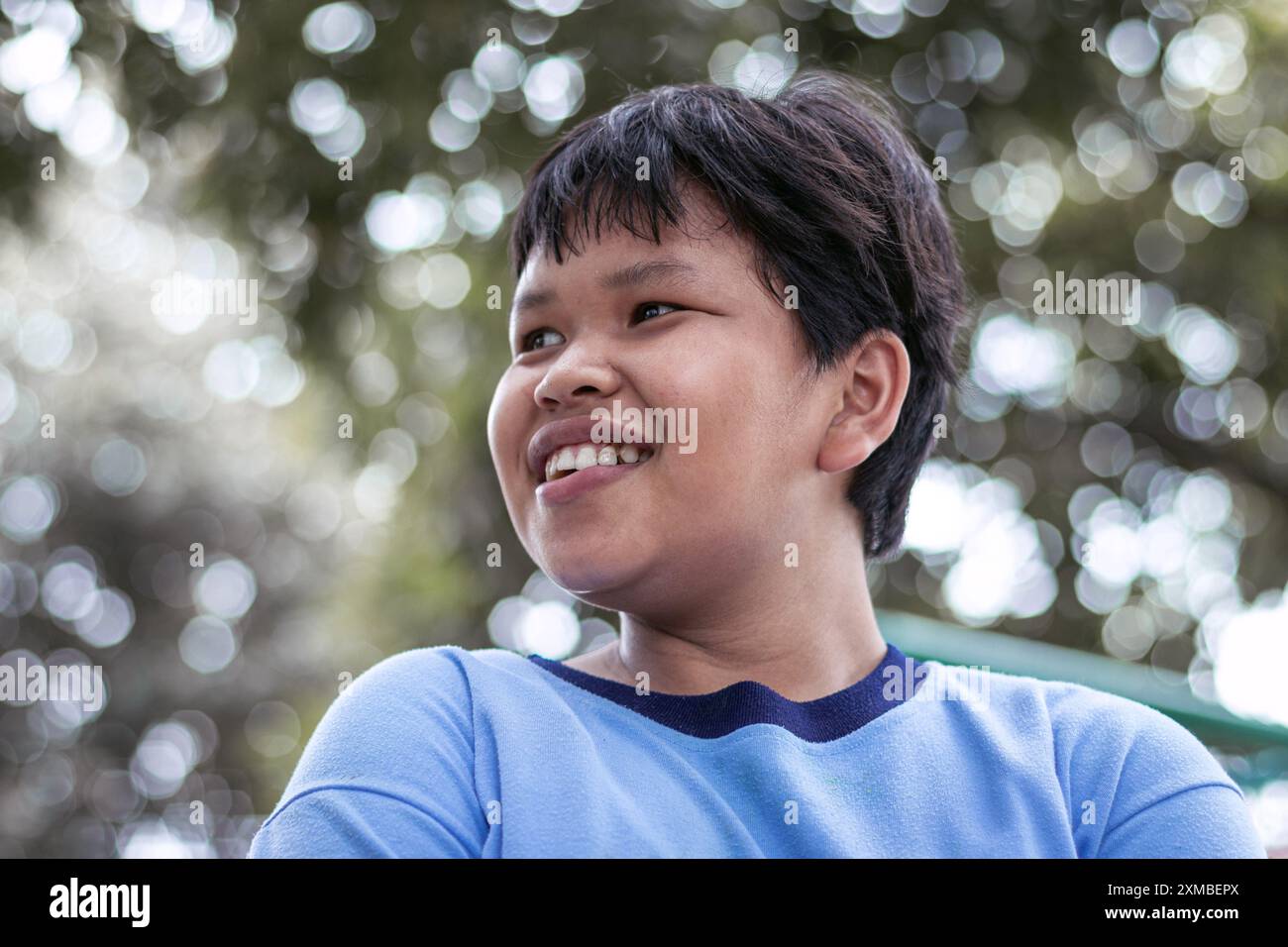 6 novembre 2011, Jakarta, Indonésie, Asie du Sud-est, Une tranche de vie à l'orphelinat Belaian Kasih pour les enfants handicapés et les orphelins. Banque D'Images