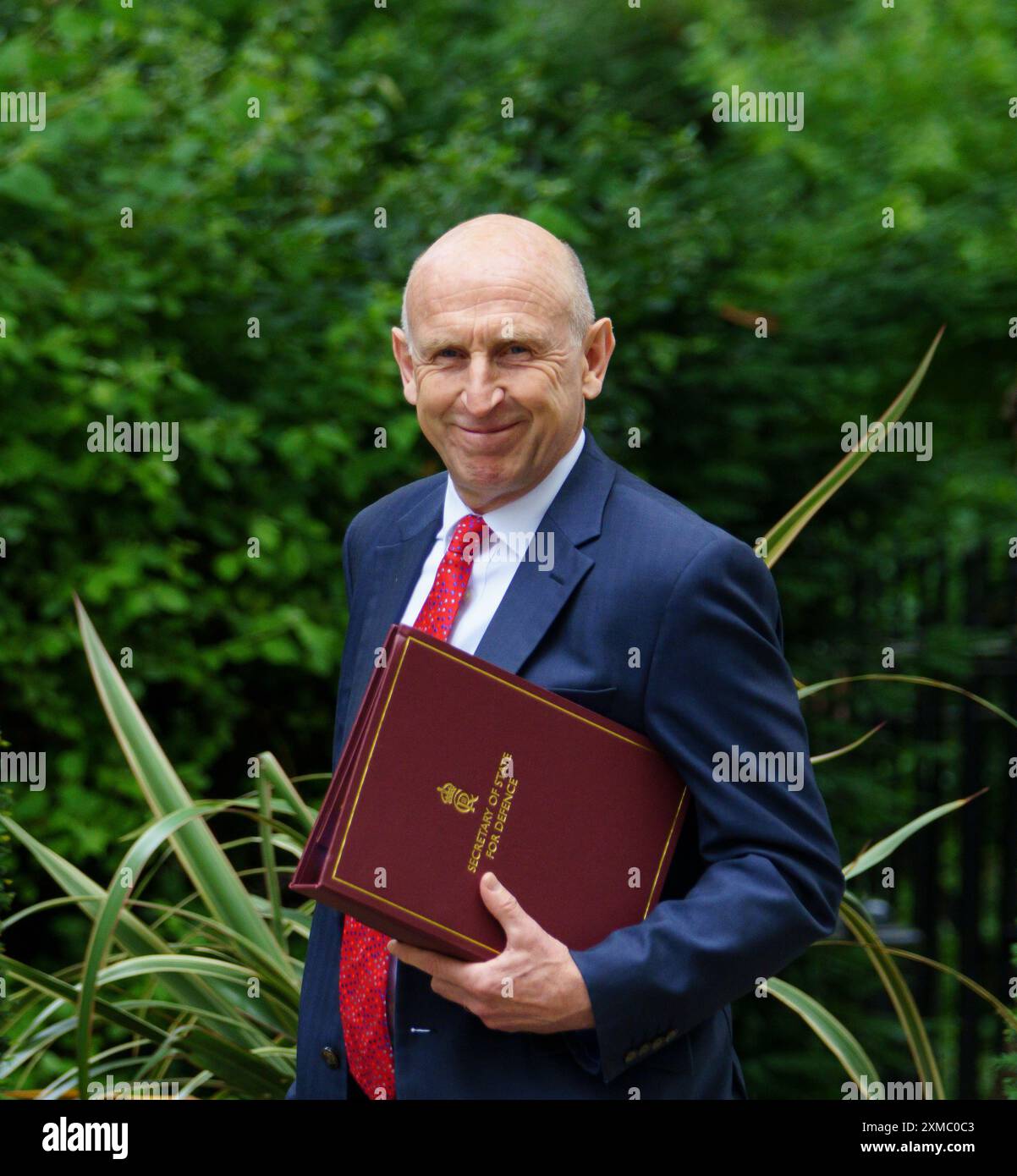 Downing Street, Londres, Royaume-Uni. 23 juillet 2024 : RT Hon Jon Healey, secrétaire d'État à la Défense, arrive au Cabinet Banque D'Images