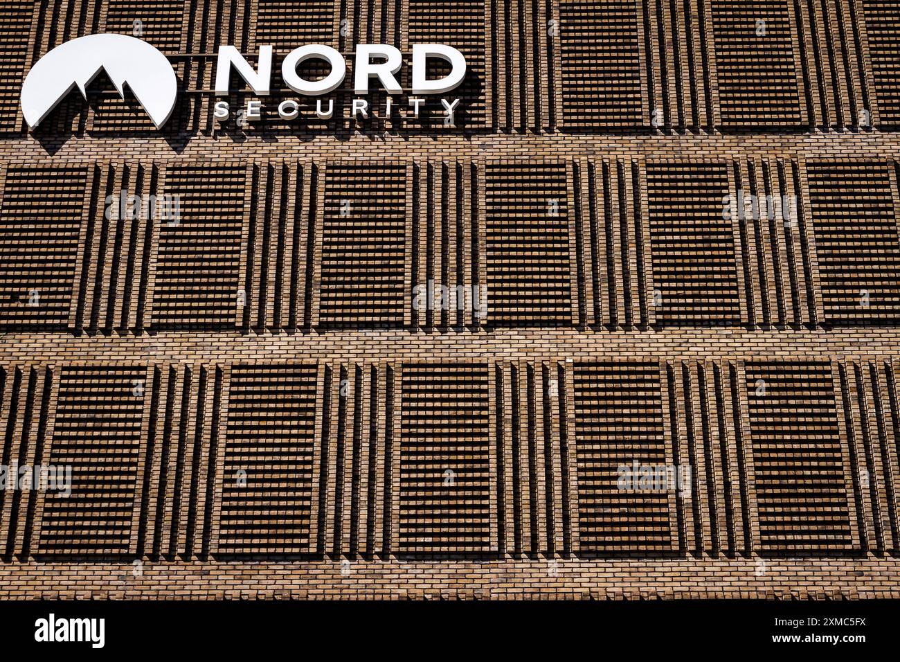 Vilnius, Lituanie - 27 mai 2024. Bâtiment de sécurité Nord à Vilnius. Nord Security est un fournisseur de services NordVPN. Banque D'Images