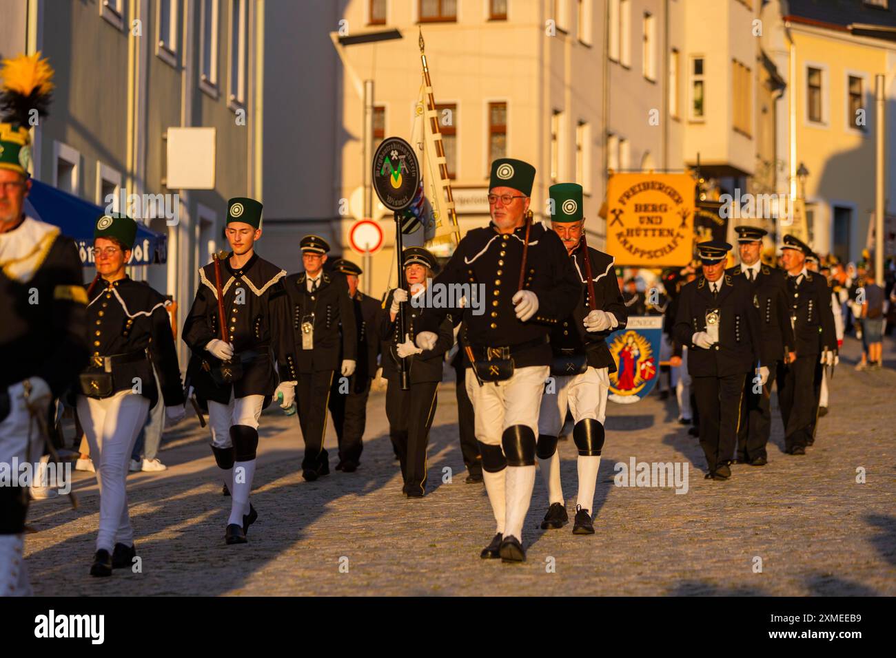 Le soi-disant Bergstreittag est une belle tradition séculaire et est célébré le 22 juillet, jour commémoratif de l'église et ancienne fête de Marie Banque D'Images