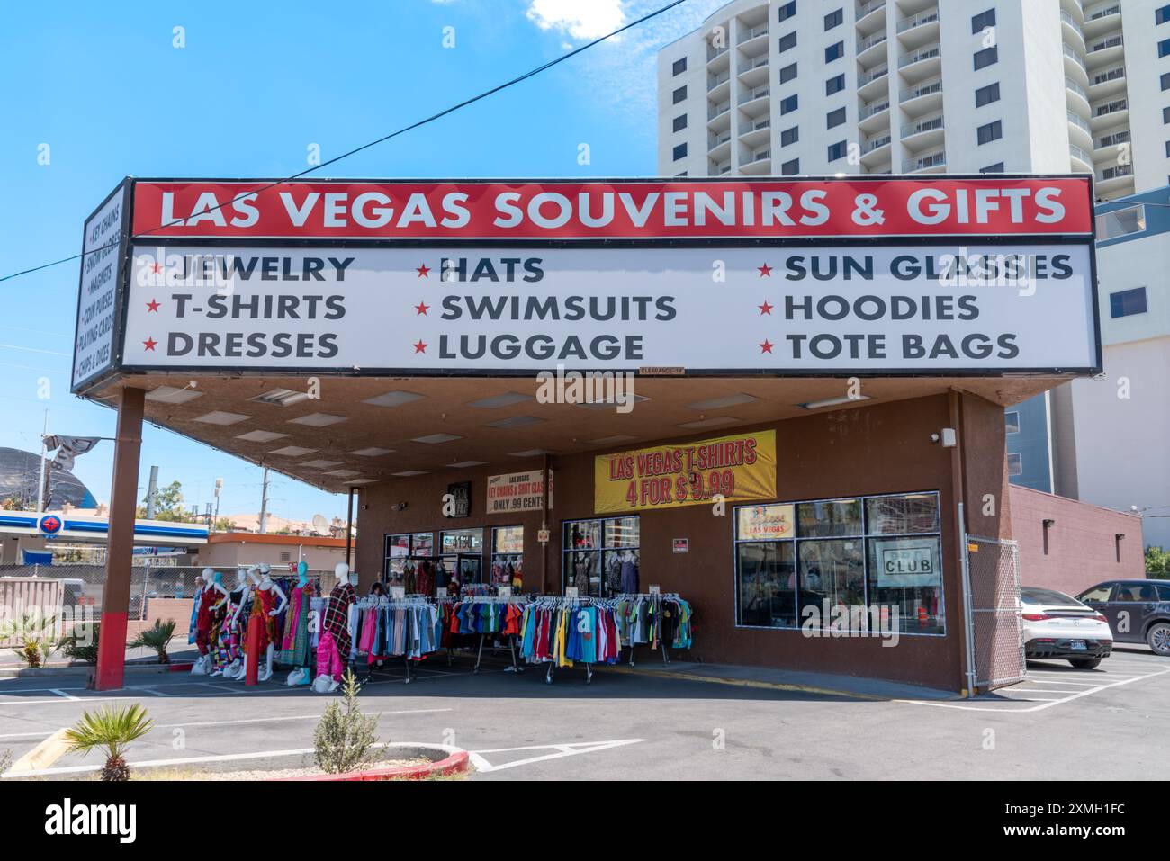 Las Vegas souvenirs & Gifts store, une boutique de cadeaux populaire sur Koval Lane, Las Vegas, Nevada, États-Unis. Banque D'Images
