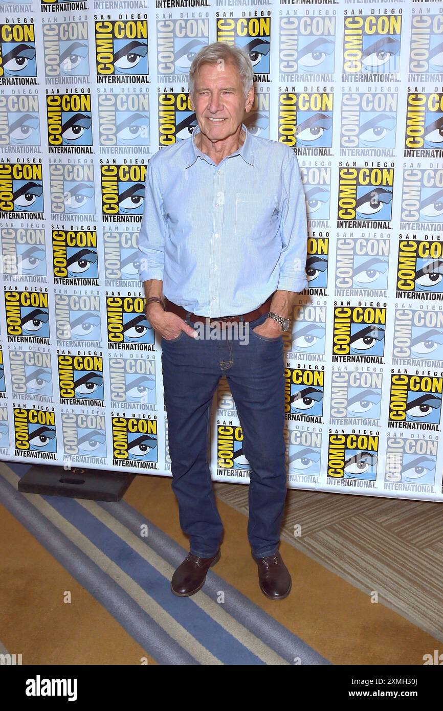 Harrison Ford beim Photocall zum Kinofilm 'Captain America : Brave New World' auf der San Diego Comic-Con International 2024 im Hilton Bayfront Hotel. San Diego, 27.07.2024 Banque D'Images