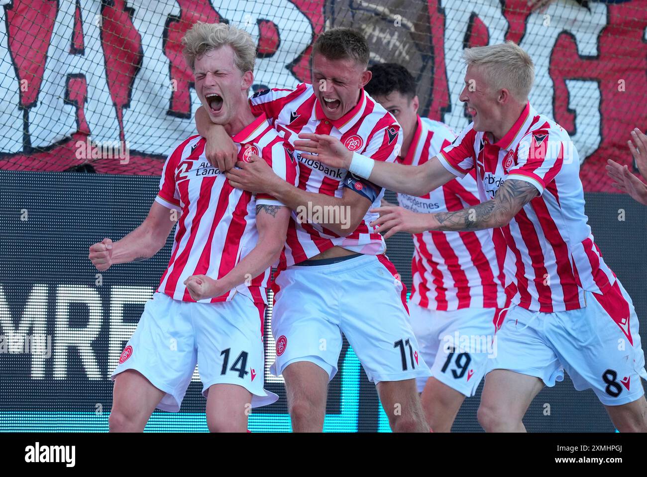 Aalborg, Danemark. 28 juillet 2024. Match de Superliga entre AAB et Silkeborg IF à Aalborg Portland Park le dimanche 28 juillet 2024. (Photo : Henning Bagger/Scanpix 2024) crédit : Ritzau/Alamy Live News Banque D'Images