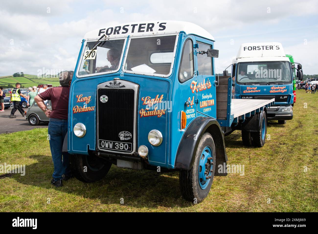 Camion Albion, Cumbria Steam Gathering, Flookburgh, Cumbria, Angleterre. Banque D'Images