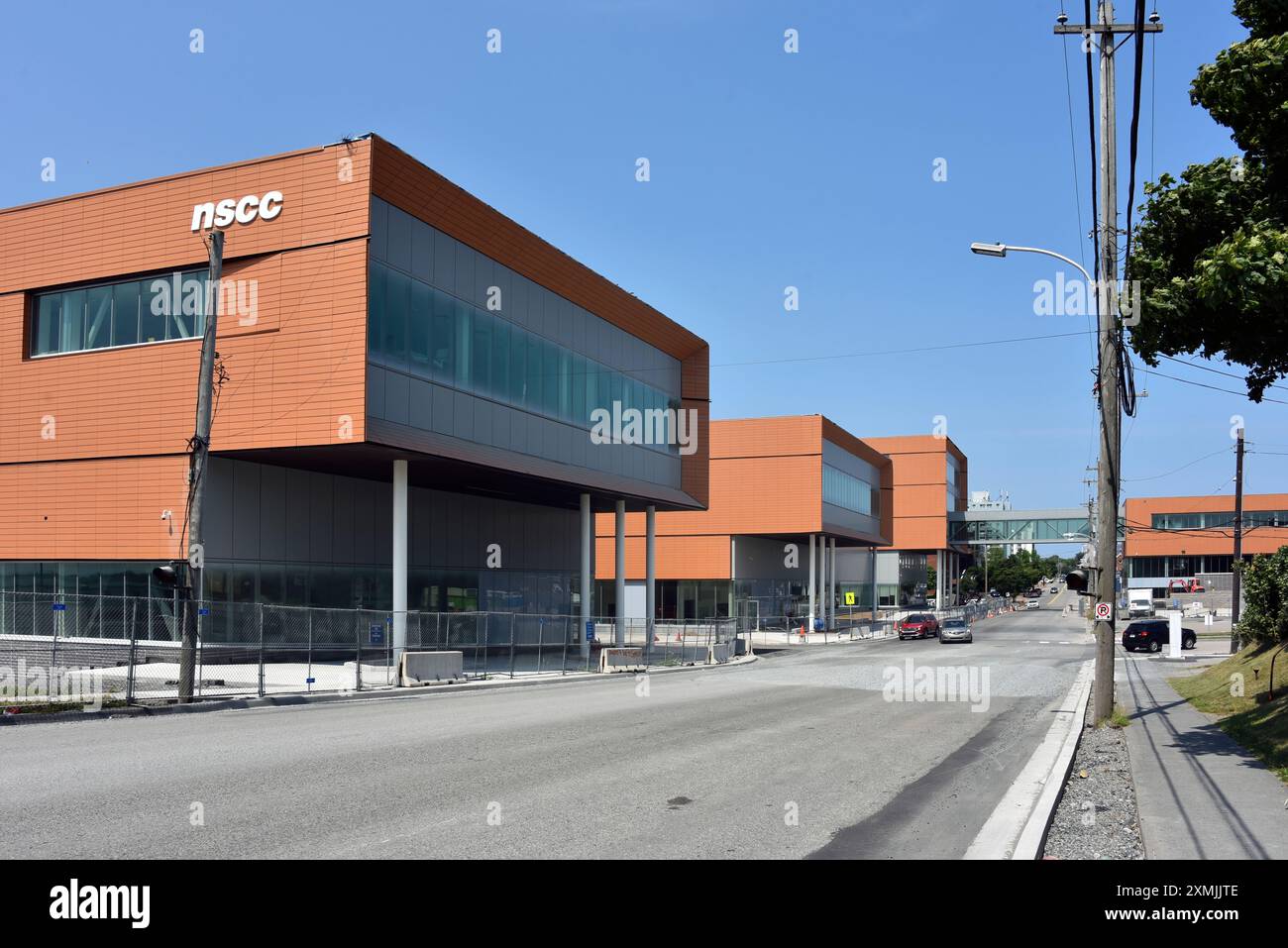 Sydney, Canada - 28 juillet 2924 : le nouveau complexe du Nova Scotia Community College (NSCC) sur le front de mer de Sydney ouvrira ses portes aux étudiants à l'automne o Banque D'Images