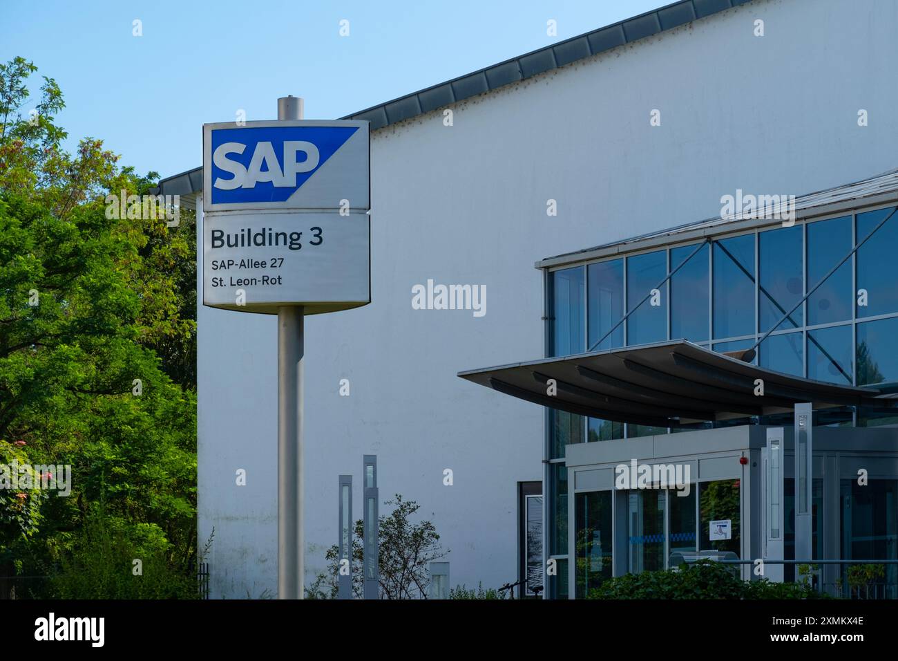 Logiciel et technologie SAP se Company, multinationale allemande International Business expansion, gestion de la chaîne d'approvisionnement, exploitation commerciale, ressource p Banque D'Images