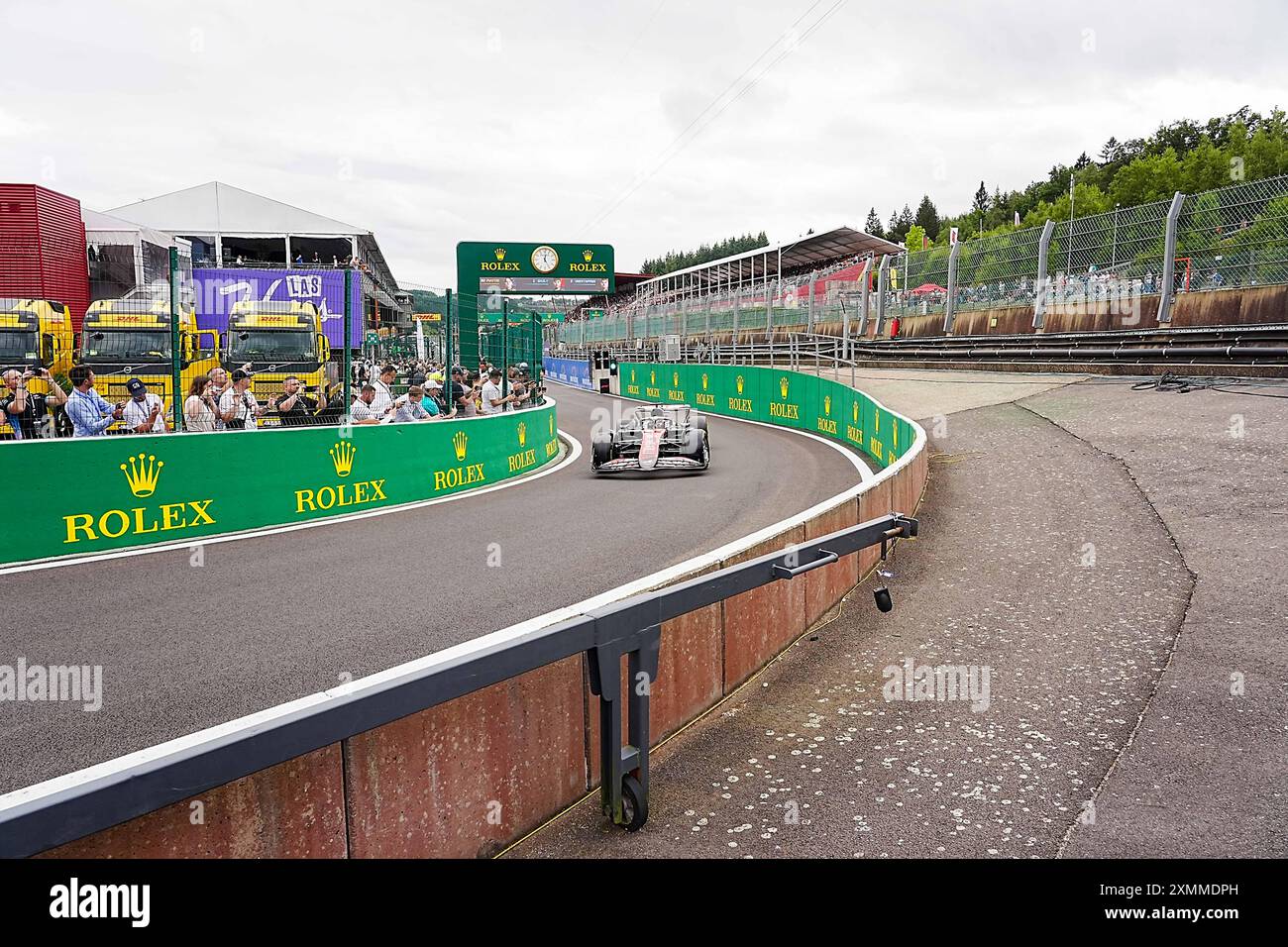 Spa Francorchamps, Belgique. 26 juillet 2024. 26.07.2024, circuit de Spa-Francorchamps, Spa-Francorchhamps, formule 1 Rolex Grand Prix de Belgique 2024, im Bild Esteban Ocon (FRA), Alpine F1 Team (photo Alessio de Marco/Sipa USA) crédit : Sipa USA/Alamy Live News Banque D'Images