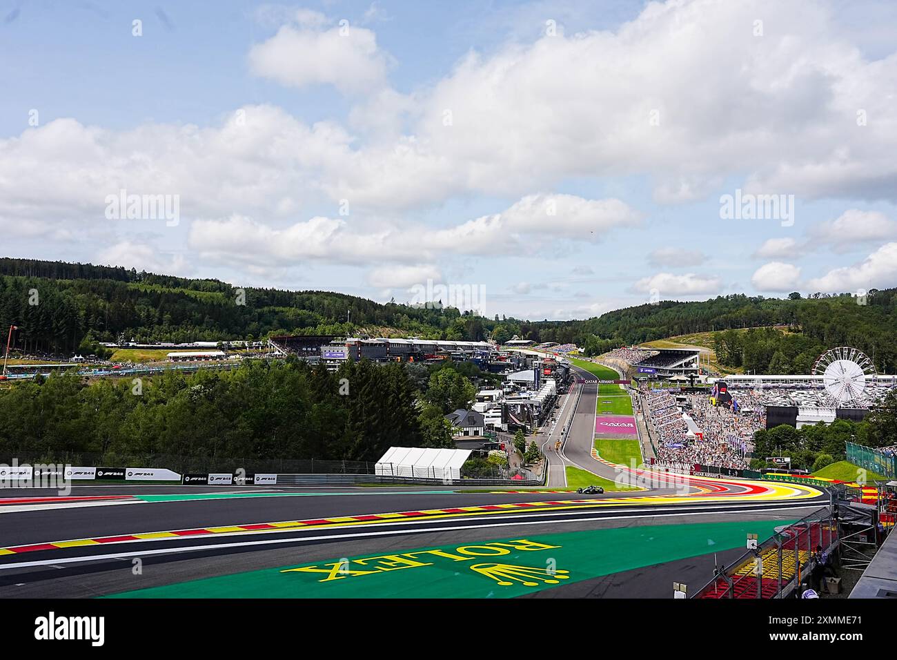 Spa Francorchamps, Belgique. 26 juillet 2024. 26.07.2024, circuit de Spa-Francorchamps, Spa-Francorchhamps, formule 1 Rolex Grand Prix de Belgique 2024, im Bild George Russell (GBR), Mercedes-AMG Petronas Formula One Team (photo Alessio de Marco/Sipa USA) crédit : Sipa USA/Alamy Live News Banque D'Images