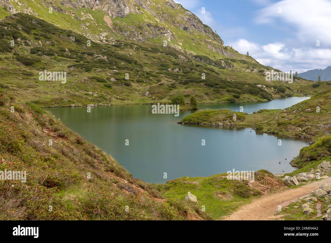 Lac Giglachsee, lac alpin près de Schladming dans les montagnes Schladminger Tauern, Autriche Banque D'Images