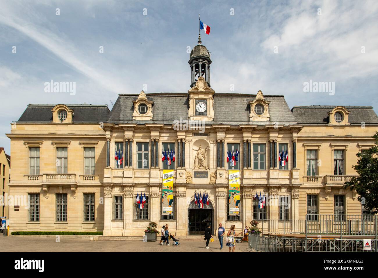 Hôtel de ville, Troyes, Champagne, France Banque D'Images