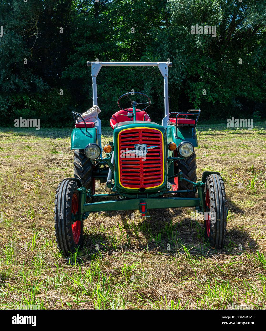 Historique Lanz Hela D12 tracteur, cylindrée , 905/850, CH, 12, année de construction, 1953-1954 Banque D'Images