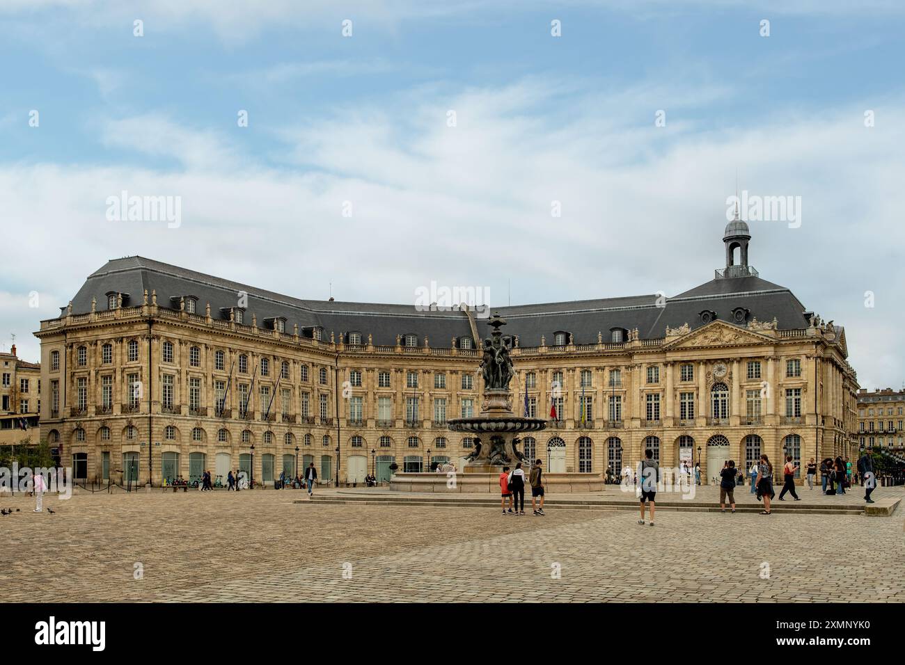 Place de la Bourse, Bordeaux, Nouvelle Aquitaine, France Banque D'Images