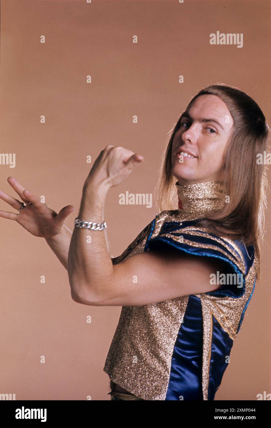 Dave Hill de Slade1973 photo de Roger Bamber Banque D'Images