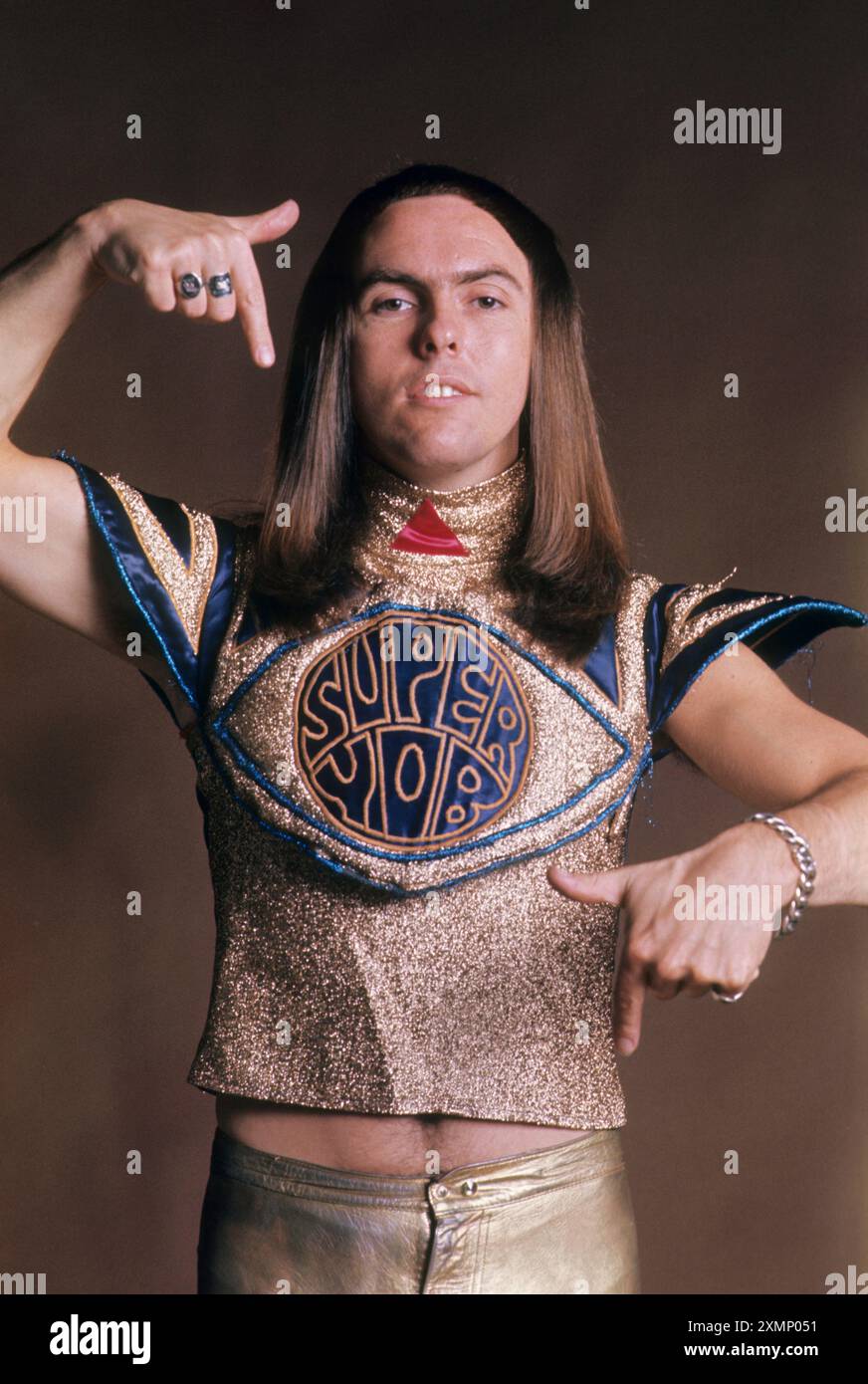 Dave Hill de Slade1973 photo de Roger Bamber Banque D'Images