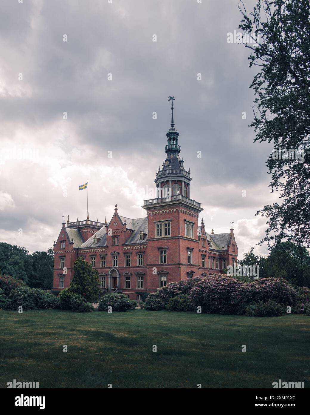 Le château de Kulla Gunnarstorp en dehors de Helsingborg Suède le jour d'été Banque D'Images