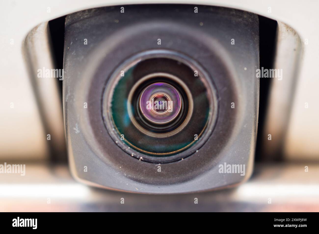 caméra de recul de voiture gros plan pour l'aide au stationnement Banque D'Images