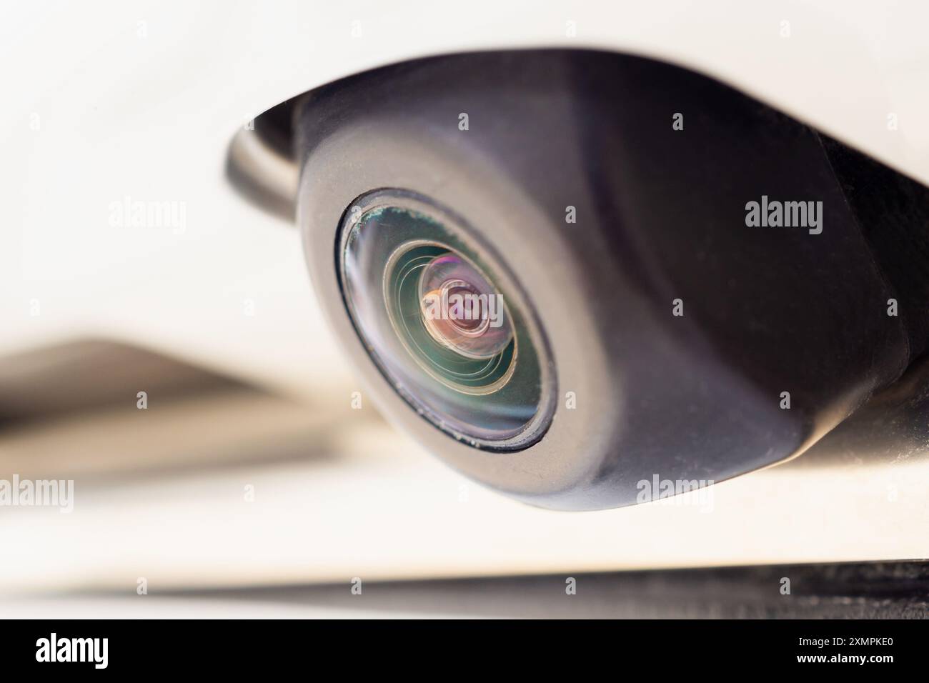 caméra de recul de voiture gros plan pour l'aide au stationnement Banque D'Images