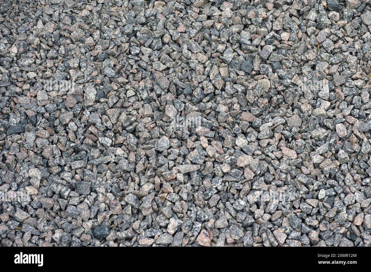 Un fond de granit concassé. Gros plan. Banque D'Images