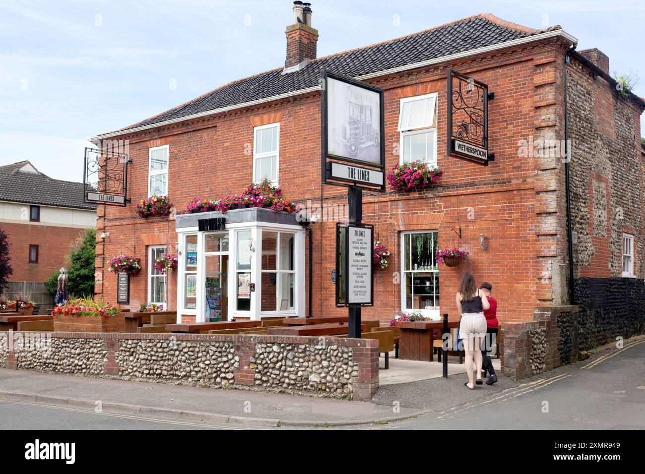 Le pub et restaurant Limes, Fakenham, Norfolk Banque D'Images