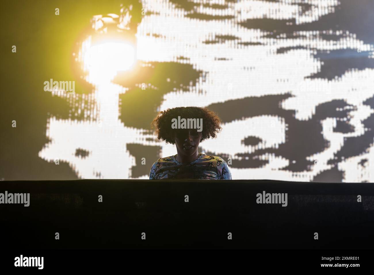 Nia Archives Live au Festival de Roskilde Banque D'Images