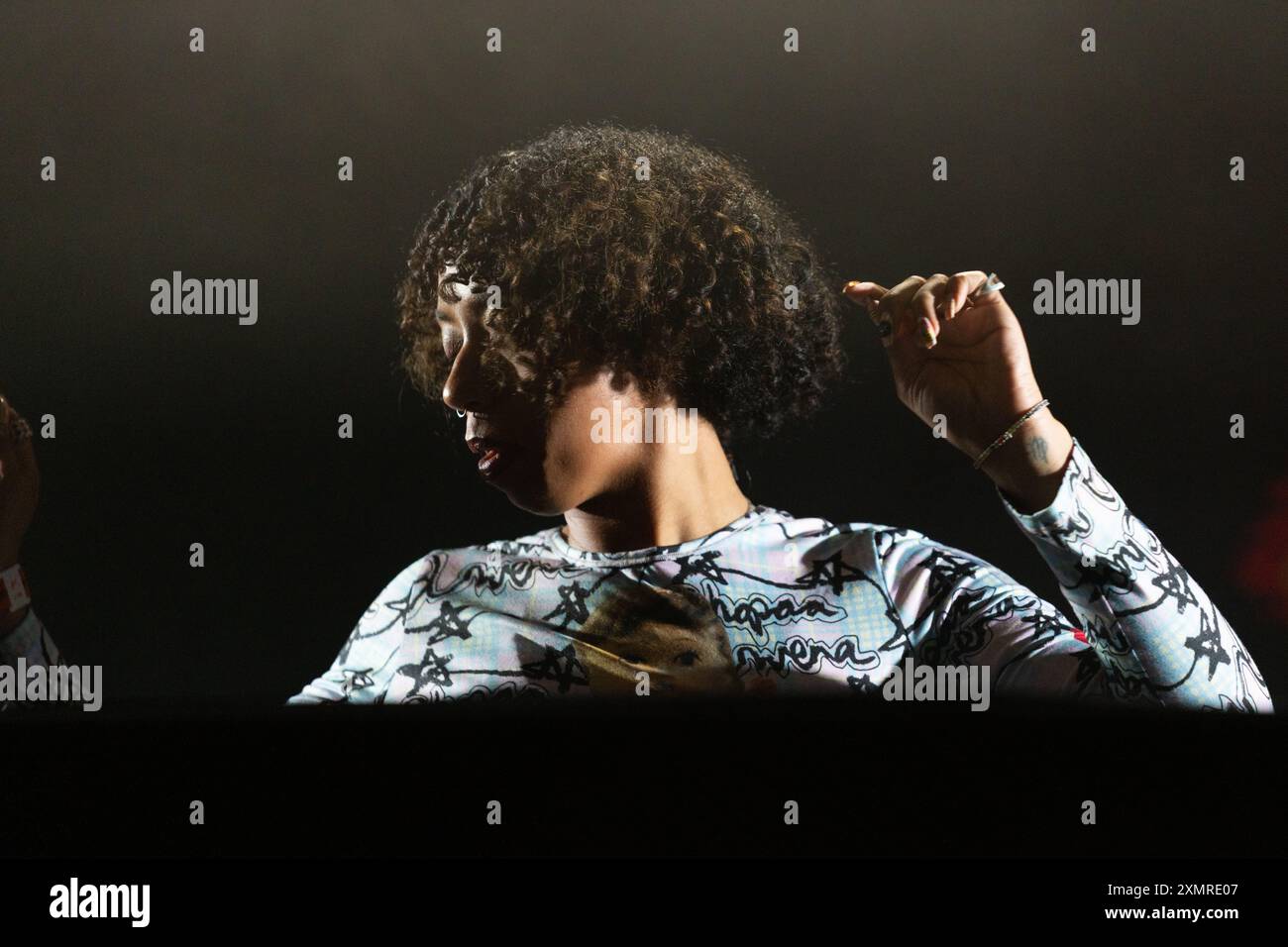 Nia Archives Live au Festival de Roskilde Banque D'Images