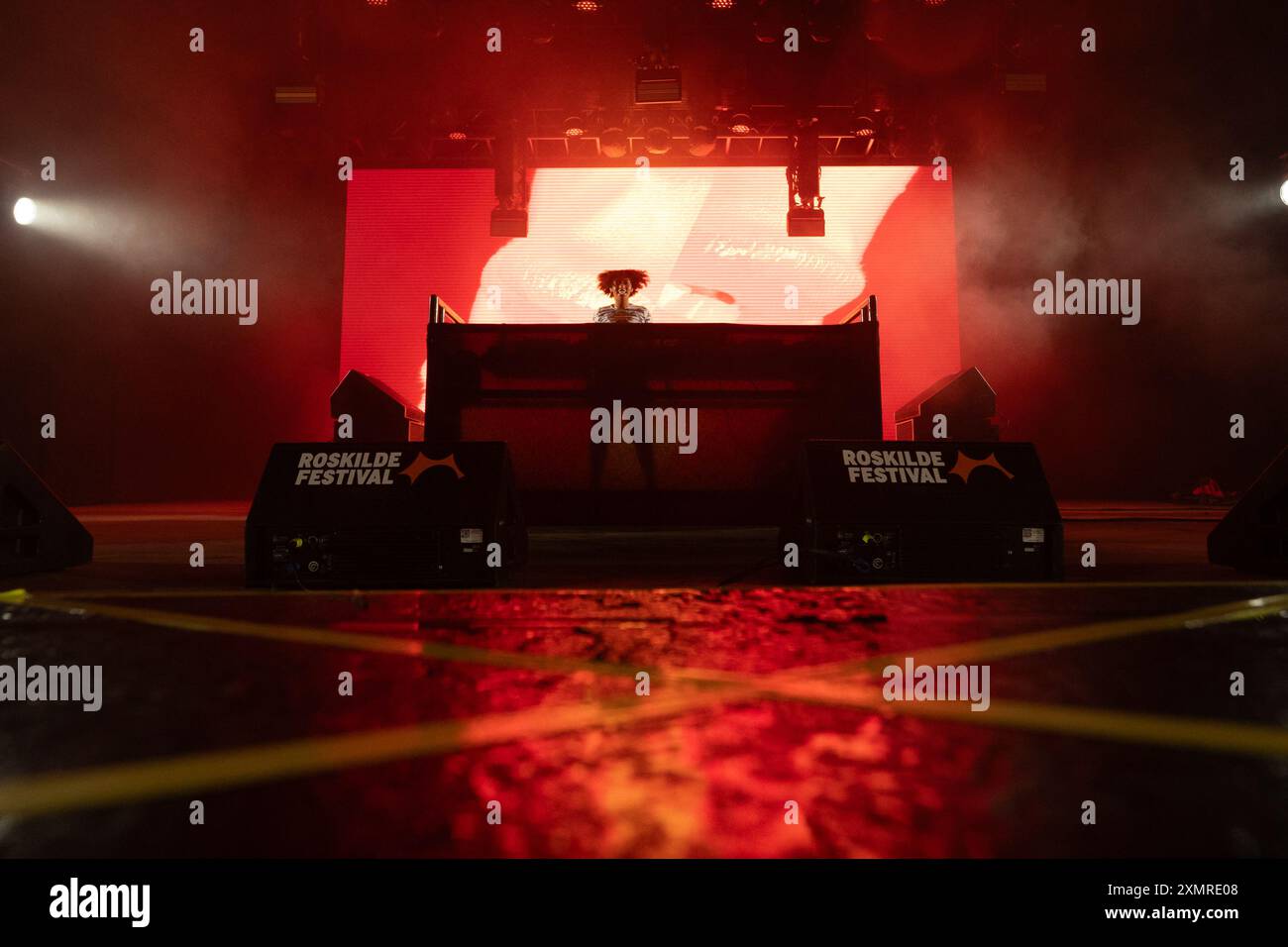 Nia Archives Live au Festival de Roskilde Banque D'Images