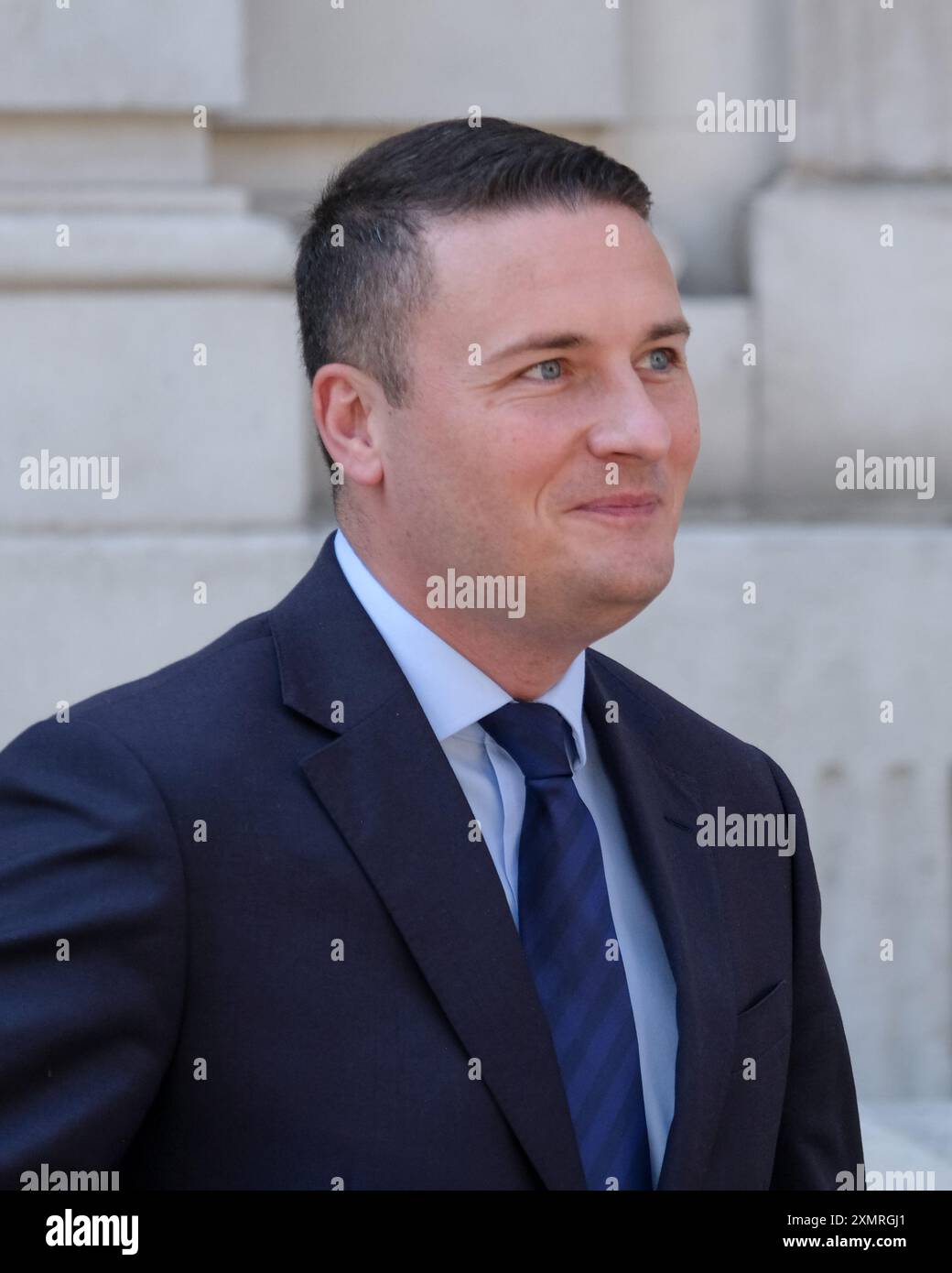 Londres, Royaume-Uni, 29 juillet 2024. Wes Streeting, secrétaire d'État à la santé et aux soins sociaux, est vu à Whitehall après une réunion du Cabinet. Crédit : onzième heure photographie/Alamy Live News Banque D'Images