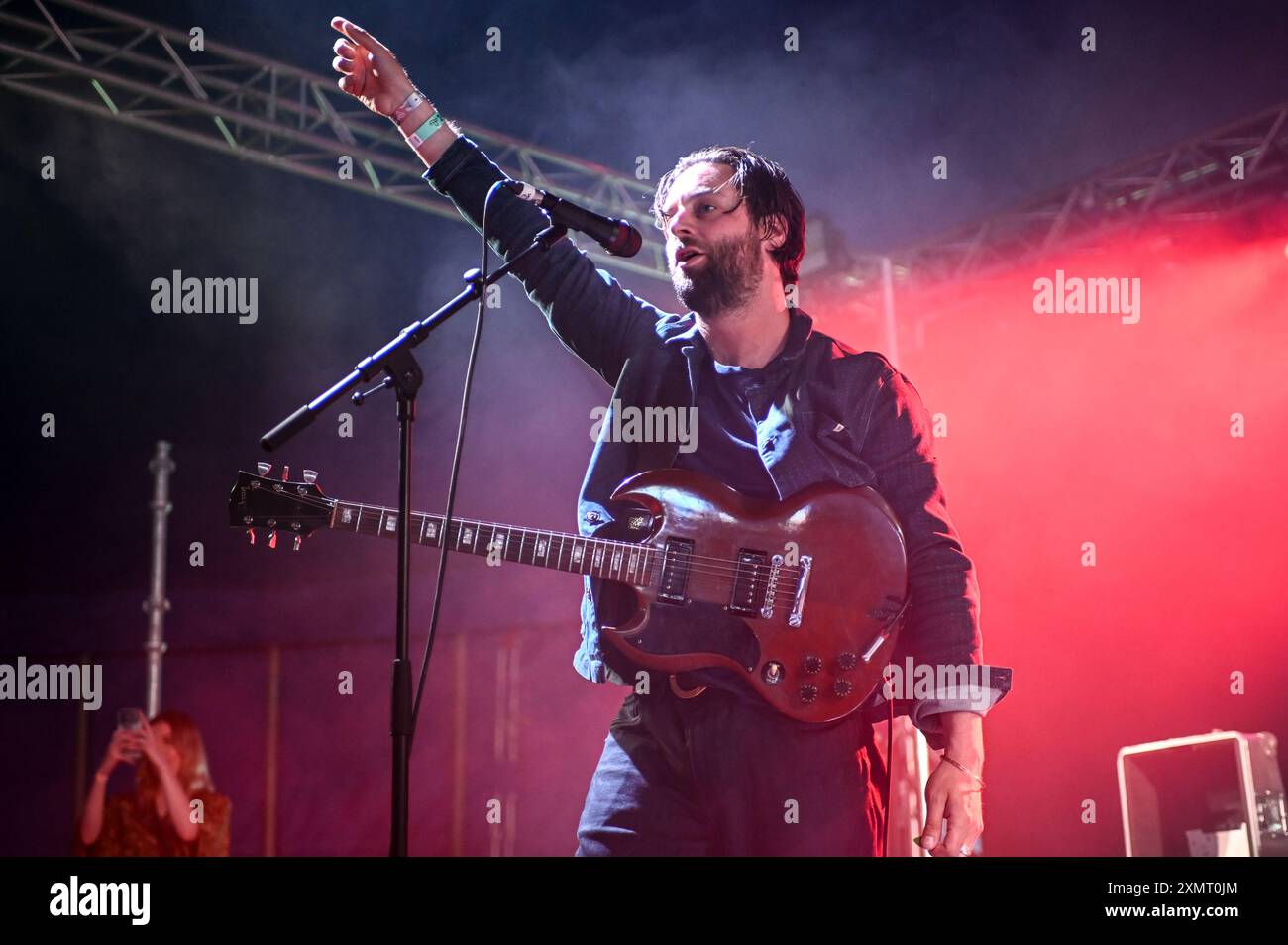 28 juillet 2024, Sheffield, South Yorkshire, U. K : 86TV jouant au tramlines Festival 2024 , Sheffield, Royaume-Uni (crédit image : © Robin Burns/ZUMA Press Wire) USAGE ÉDITORIAL SEULEMENT! Non destiné à UN USAGE commercial ! Banque D'Images