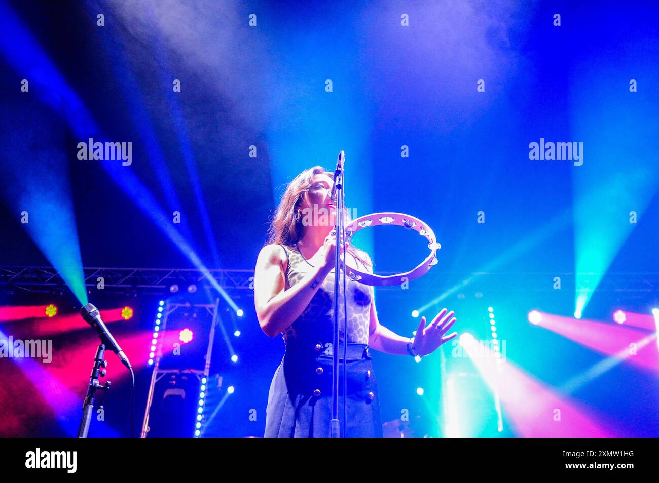 Les mystères jouent sur la scène Leadmill à tramlines 2024 Banque D'Images