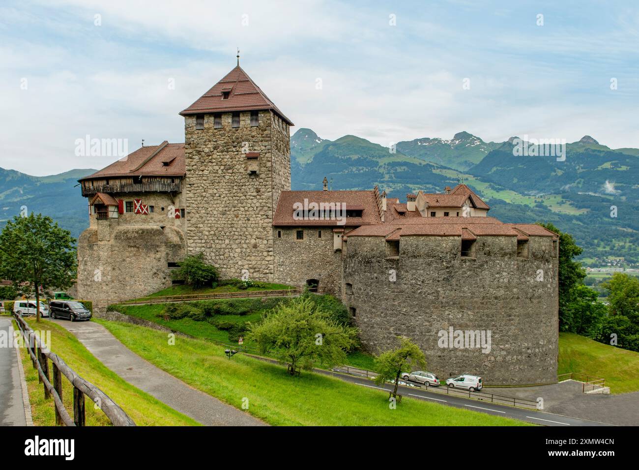 Schloss Vaduz, Vaduz, Liechtenstein Banque D'Images