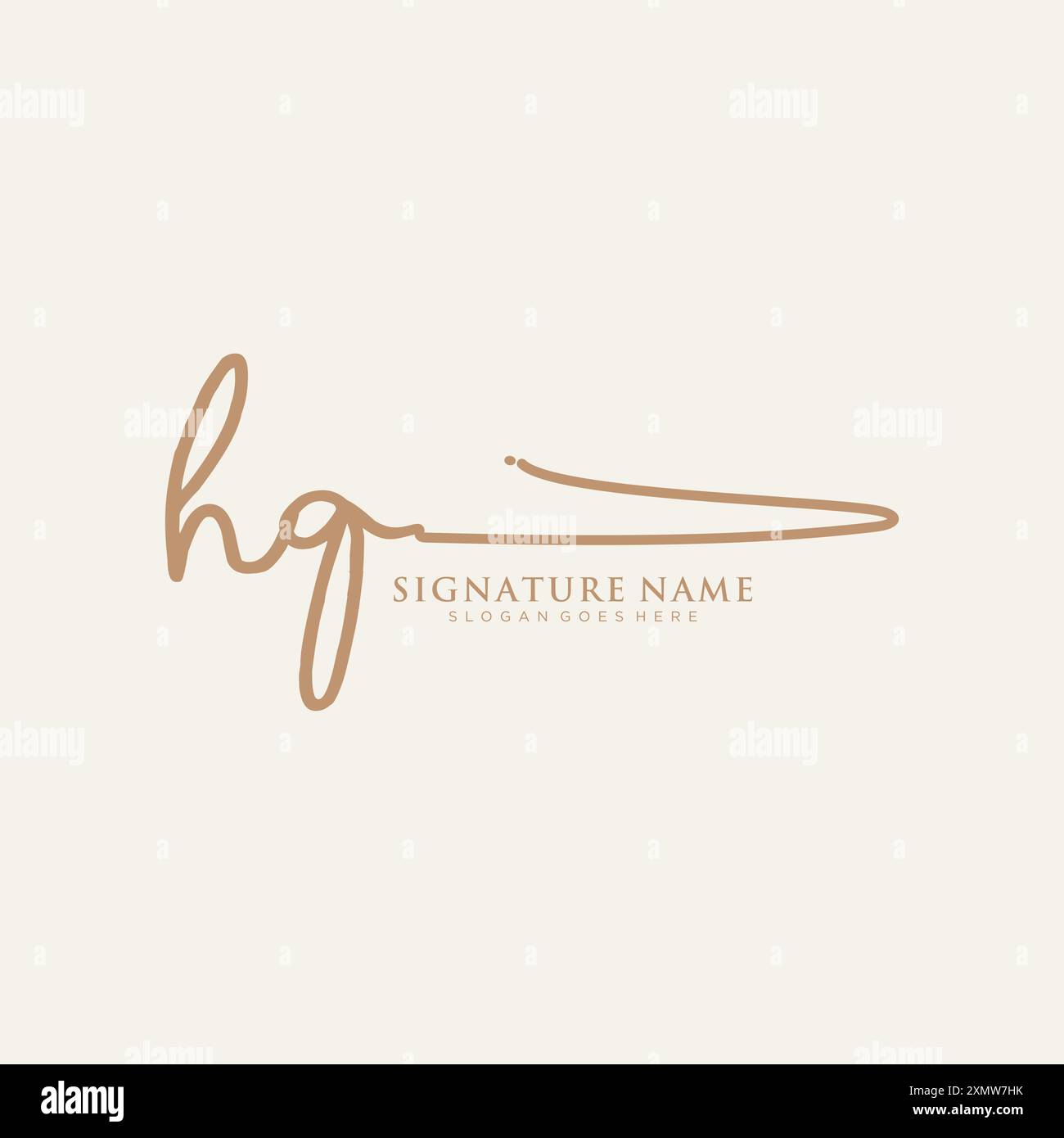 Modèle de logo signature du siège social Illustration de Vecteur