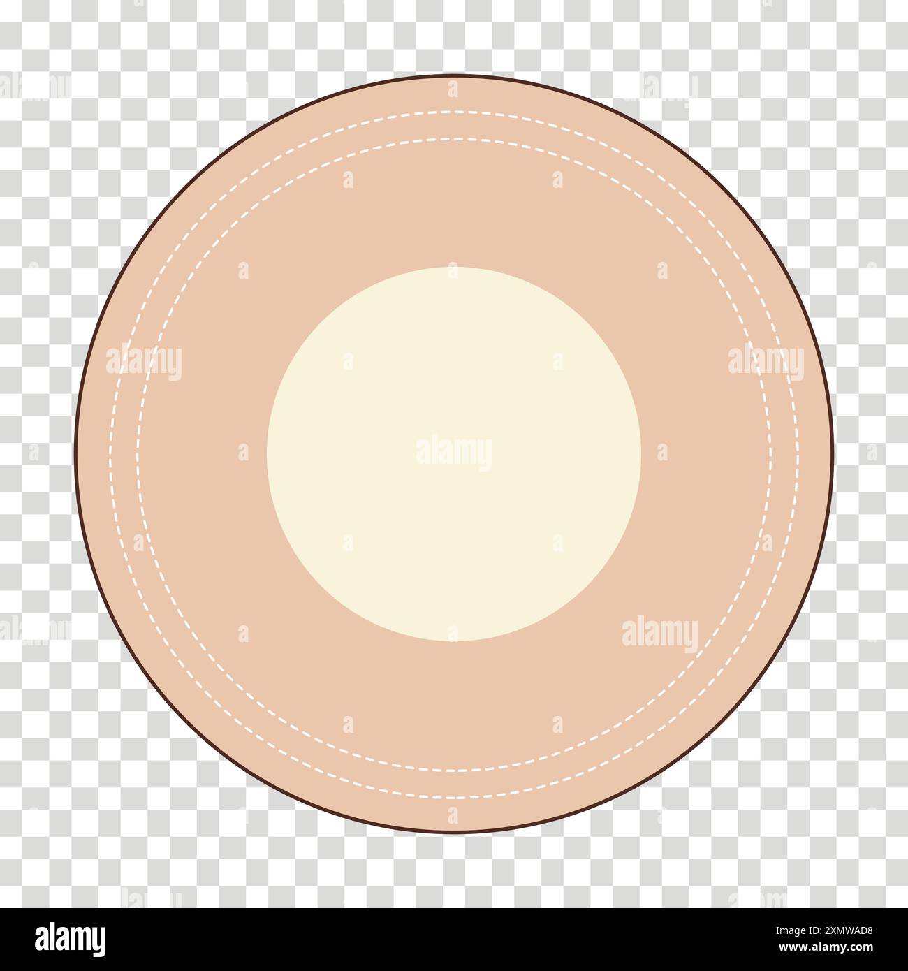 Bandaid à plaies circulaires Illustration de Vecteur