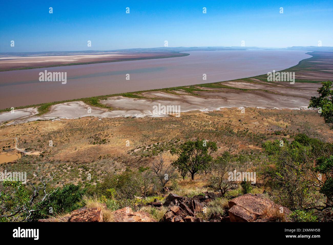 Vue depuis Five Rivers Lookout, Cambridge Gulf Wyndham Australie occidentale Banque D'Images