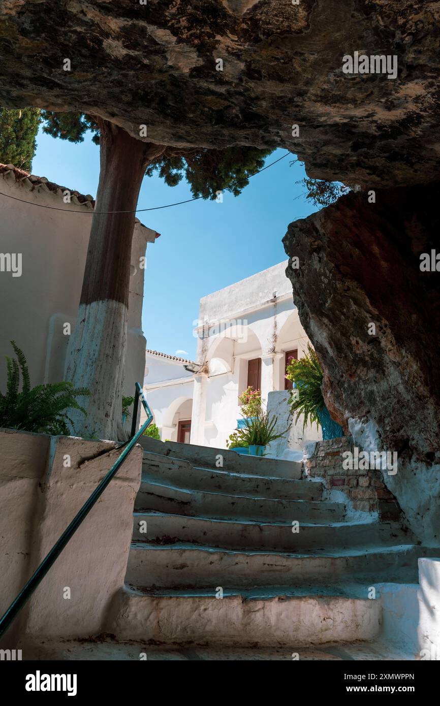 Monastère de Samos Banque D'Images