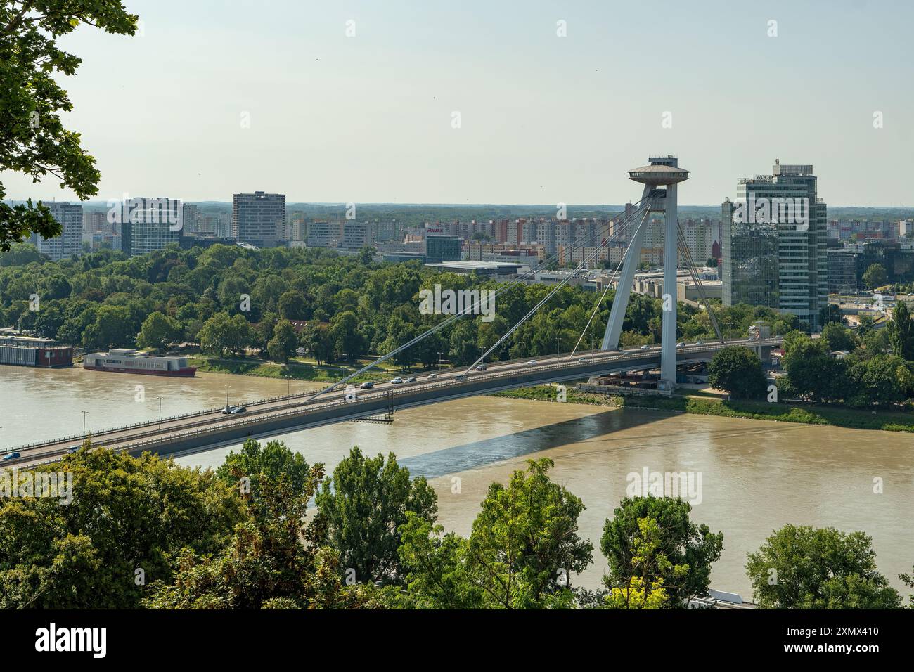 Pont SNP, Bratislava, Slovaquie Banque D'Images