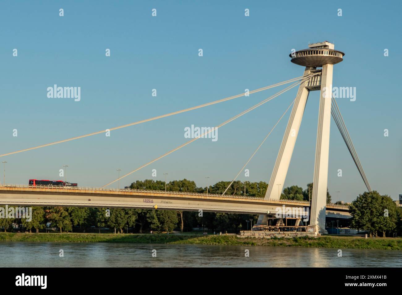 Pont SNP, Bratislava, Slovaquie Banque D'Images