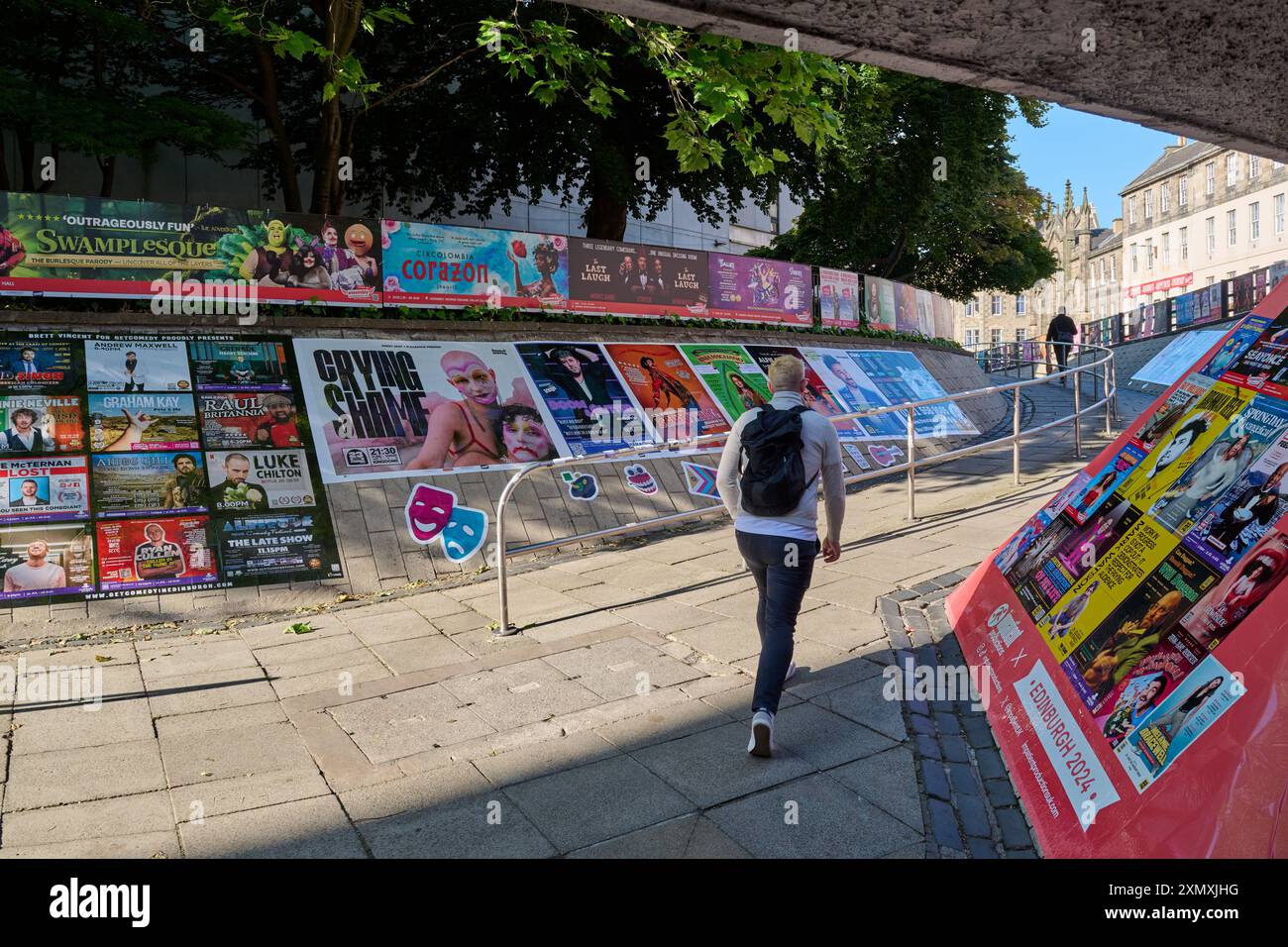 Édimbourg Écosse, Royaume-Uni 30 juillet 2024. Edinburgh Festival Fringe Advertising posters.credit sst/Alamy live news Banque D'Images