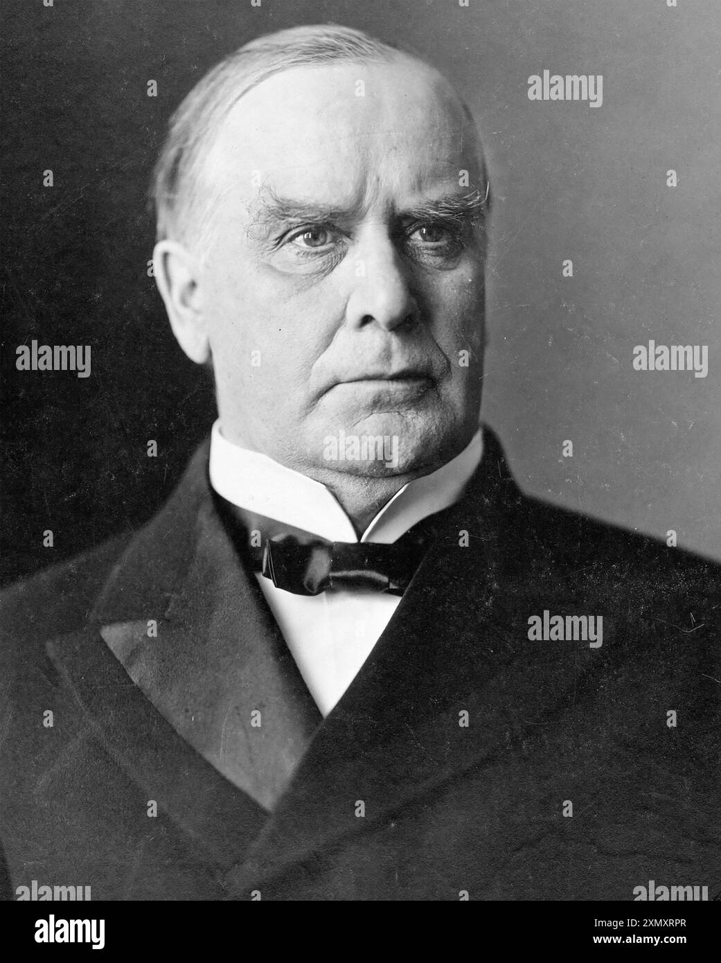 WILLIAM McKinley (1843-1901) comme 25e président des États-Unis Banque D'Images