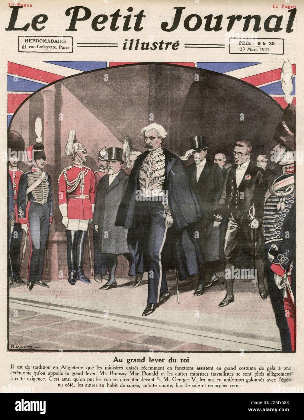 JAMES RAMSAY MACDONALD Banque D'Images