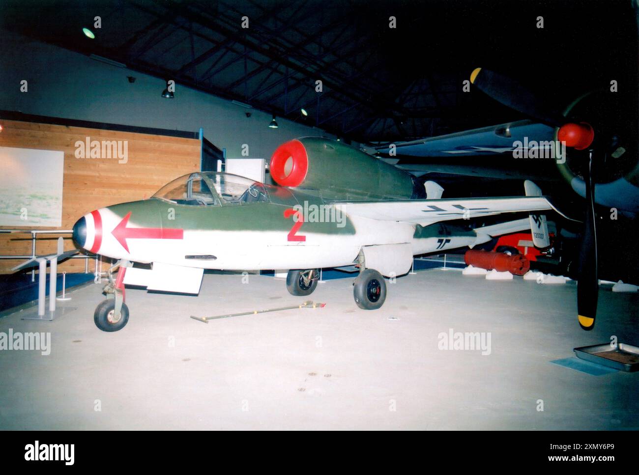 Heinkel He.162A-2 Salamandre 8472M / Rouge 2 Banque D'Images