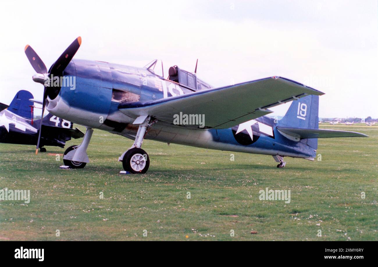 Grumman F6F-5 Hellcat G-BTCC Banque D'Images