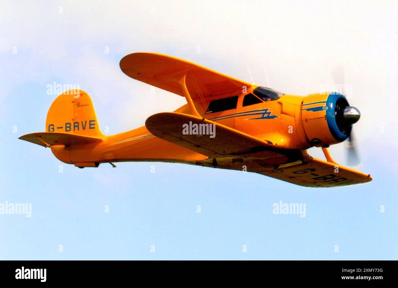 Hêtre 17 Staggerwing G-BRVE Banque D'Images