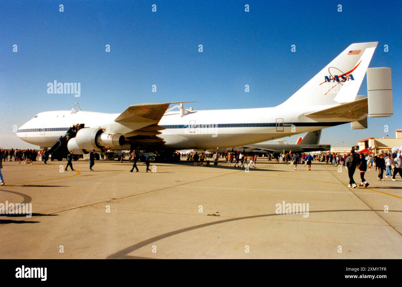 Boeing 747-123 Shuttle transporter N905NA Banque D'Images