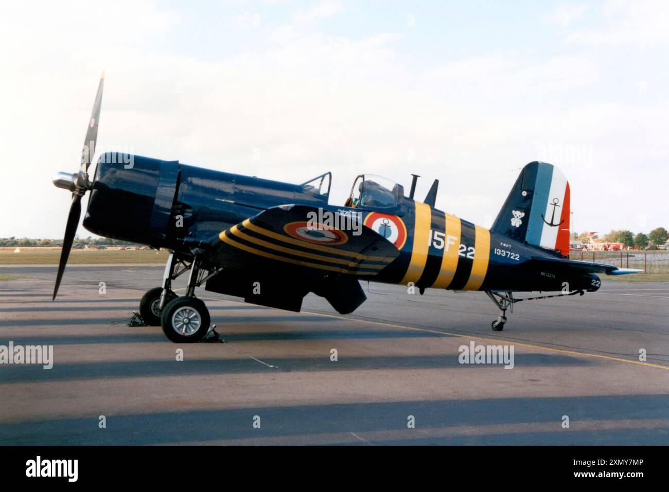 Vought F4U-7 Corsair NX1337A - 133722 Banque D'Images