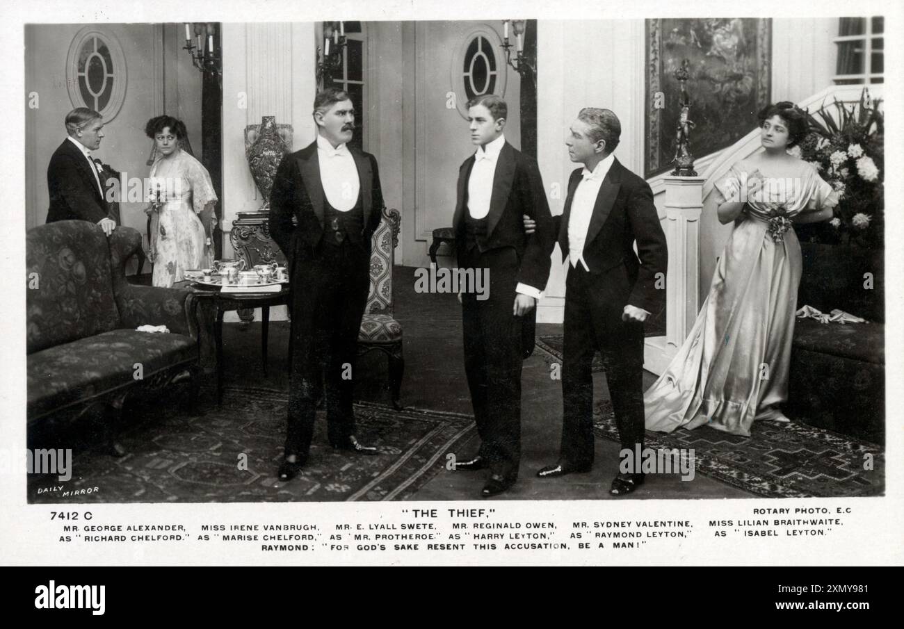 Play - 'The Thief' de Henry Bernstein - composé James's Theatre Banque D'Images