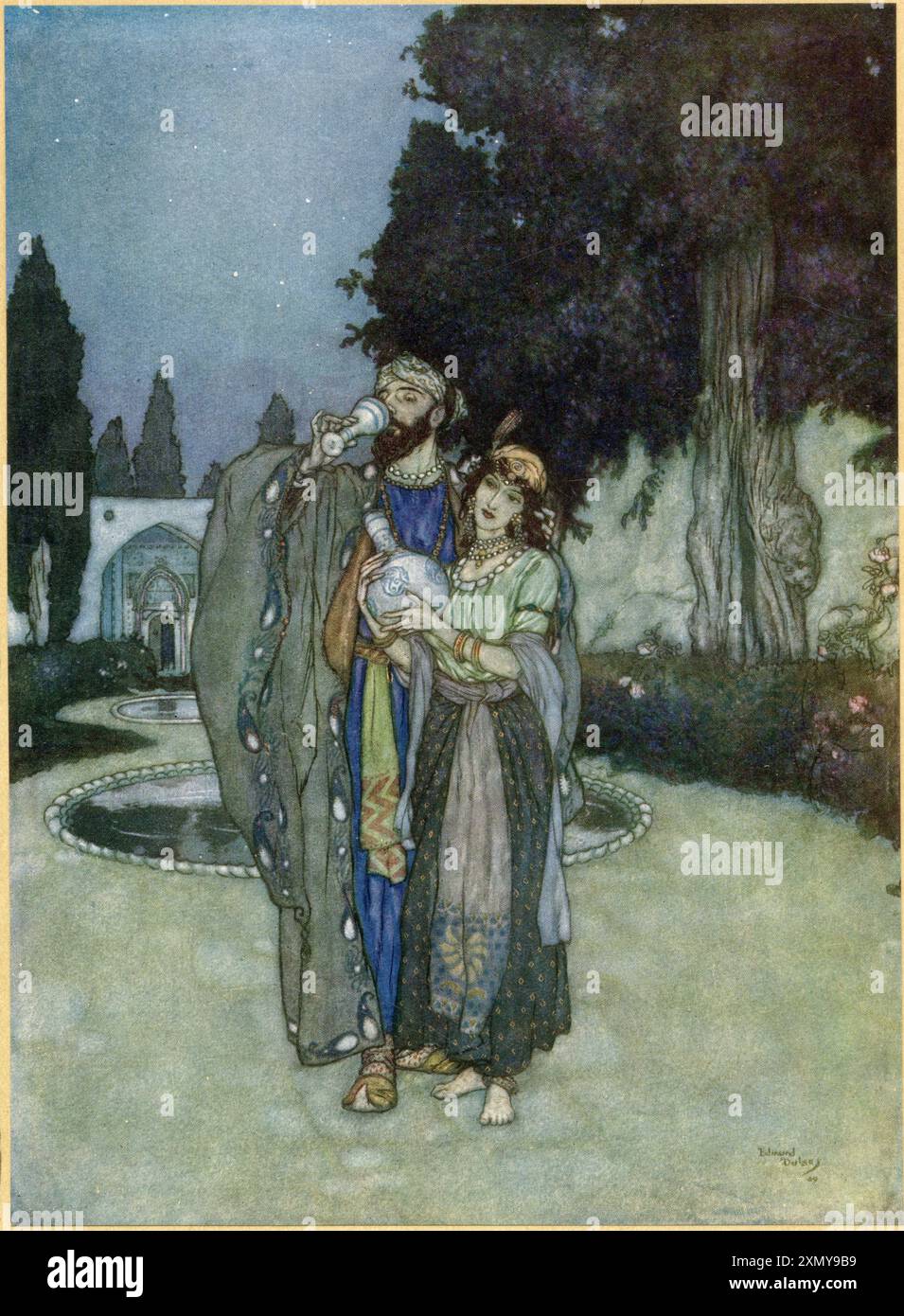 Rubaiyat d'Omar Khayyam Banque D'Images