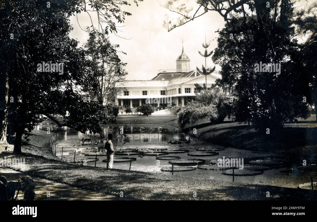 Le Palais Bogor, Java occidental, Indonésie Banque D'Images