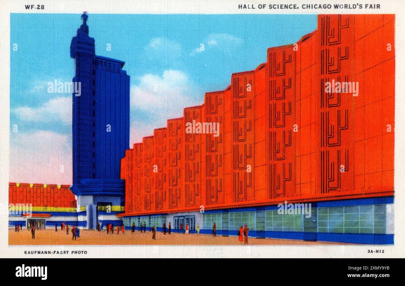 Exposition universelle de Chicago - Hall of Science Banque D'Images