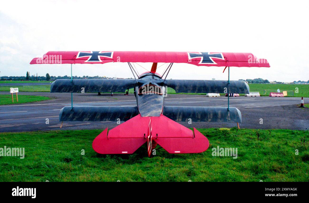 Fokker DR.1 réplique G-BVGZ - 'DR. I 152-17' Banque D'Images